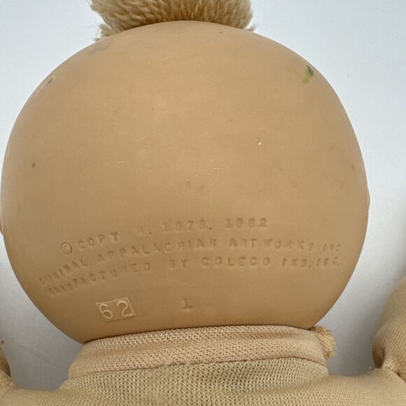 1985 Preemies Cabbage Patch Kid Doll Blue Eyes Blue Signature Factory CPK - Picture 6 of 16